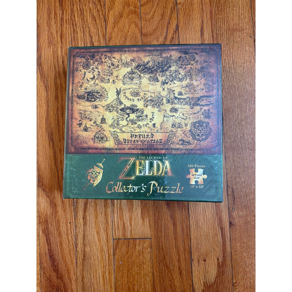 The Legend of Zelda Hyrule Map Collector's Puzzle 550 Pieces USAopoly New Sealed